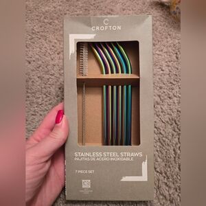 Crofton Stainless Steel Straws Set